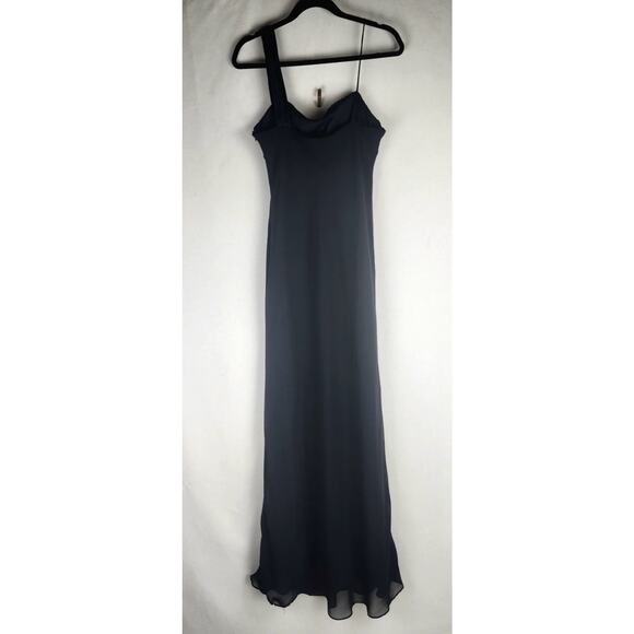 Vintage Maria Bonita Dress Womens M Black Evening Sexy elegant classic romantic - Picture 10 of 12
